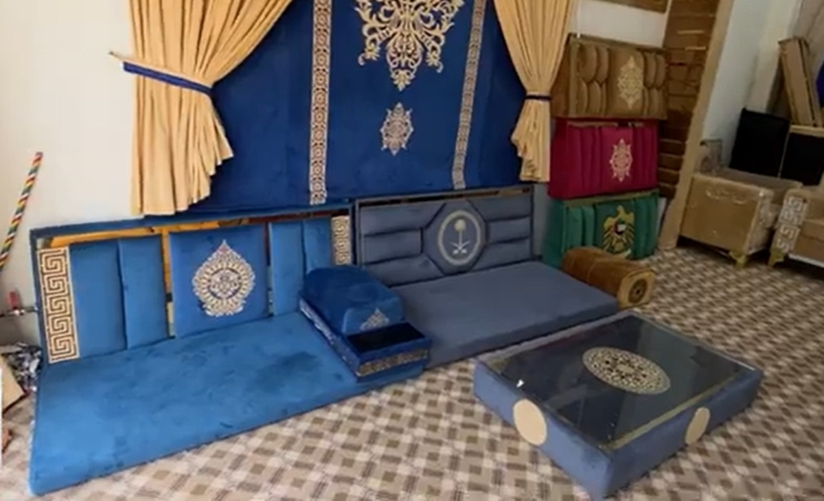 پشتی عربی مبل نما